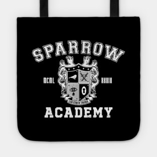Sparrow Academy (Black Print) Tote