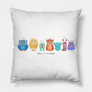 cute little monster collection Pillow