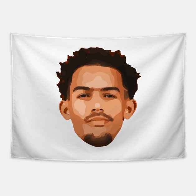 Trae Young Tapestry by Playful Creatives