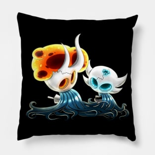 lost kin and the greenpath vessel - hollow knight Pillow