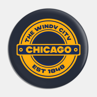 The Windy City Chicago Pin