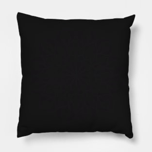 Decorative Mandala Flower Black Mandala Pillow