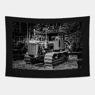 Old school caterpillar tractor Tapestry