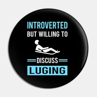 Introverted Luge Luger Pin