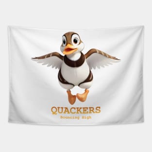 Quackers Bouncing High Tapestry