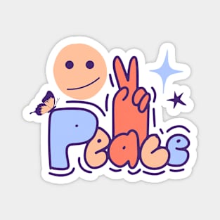 Peace! Magnet