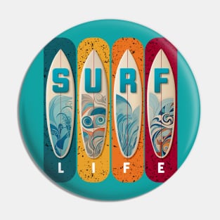 Surf Life Pin