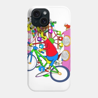 Giraffe BMX Circus Phone Case