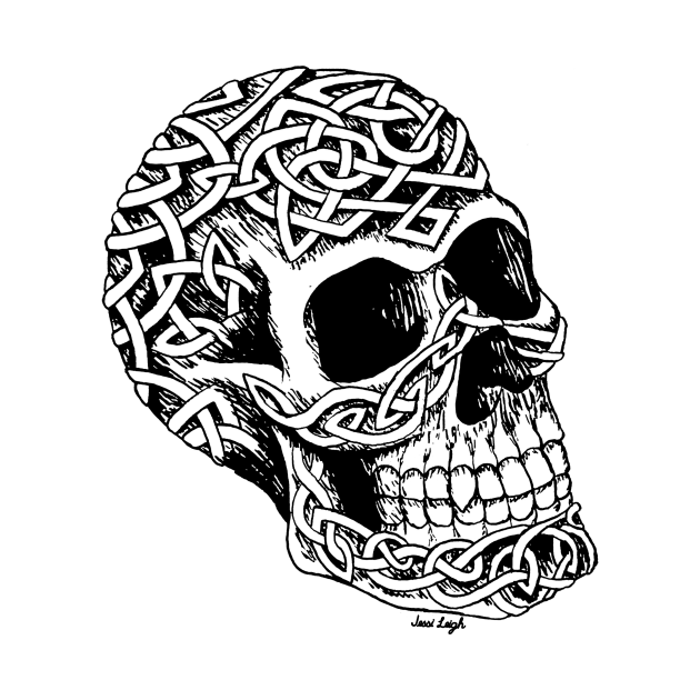 Celtic Skull by JessiLeigh