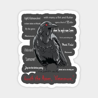 Edgar Allan Poe - The Raven Magnet