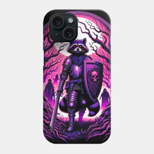 Raccoon Paladin of the Purple Realm Phone Case