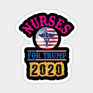 Nurses For Trump 2020 Re-Elect Trump T-Shirt Magnet