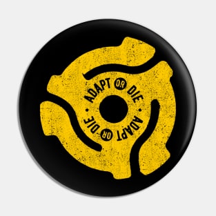 45 RPM Record Adaptor Graphic Tee Pin