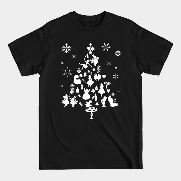 Discover Xmas Tree Alice - Alice In Wonderland - T-Shirt