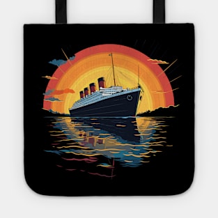 Retro Titanic Men Women Kids Vintage Titanic Tote