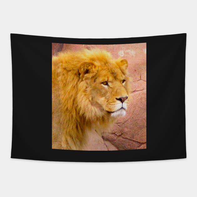 I Am Lion Hear Me Roar Tapestry by ninasilver