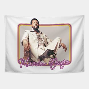 Marvin Gaye /// Retro 70s Fan Art Design Tapestry