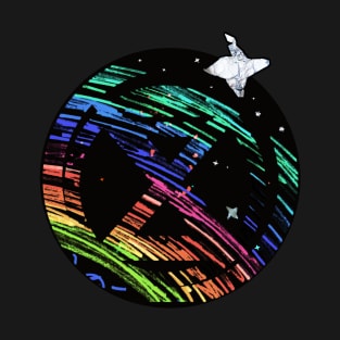 Rainbow Space Extinction Rebellion T-Shirt