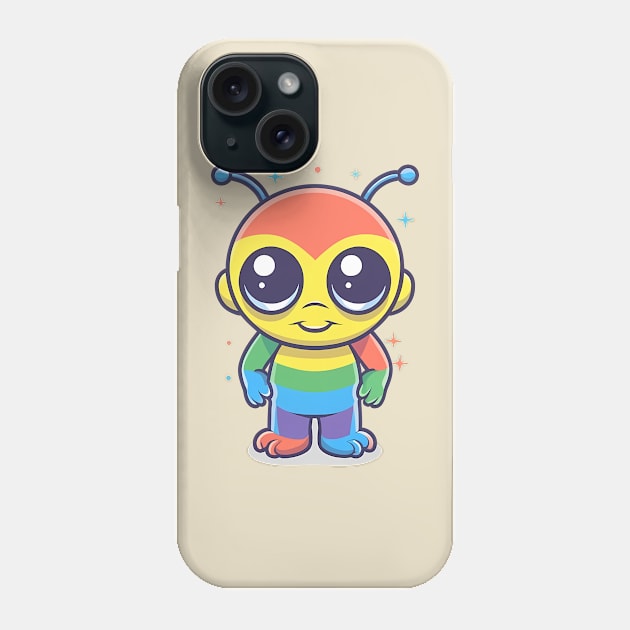 Interstellar Innocence - The Curious Cosmic Kid Phone Case by C.Note