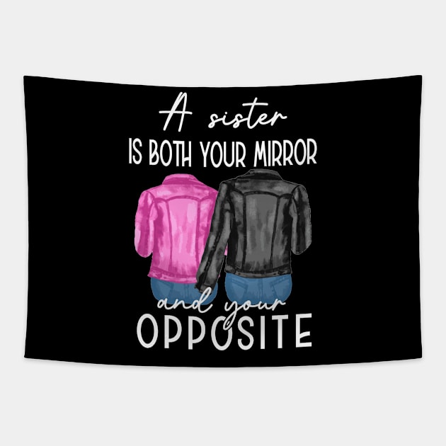 Loyalty Brotherhood Cool Reliability For Sisters So Cute Little Sister Tapestry by TeeTypo