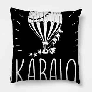 OKABALOO WHITE LOGO Pillow