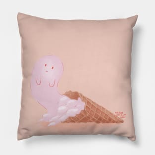 Ghost Ice Cream Pillow