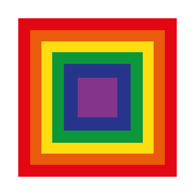 Rainbow Squares by n23tees