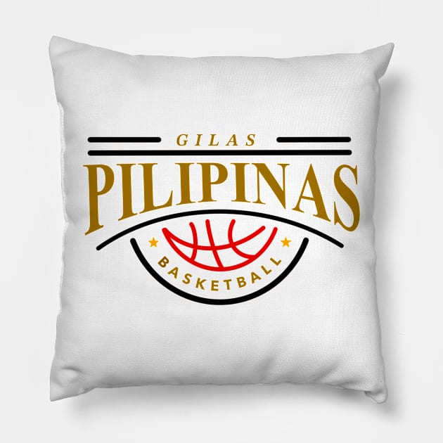 Philippine Basketball Pillow by Six Collections