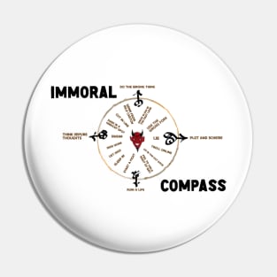 Immoral Compass Pin