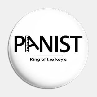 Pianist King of the key's Pin