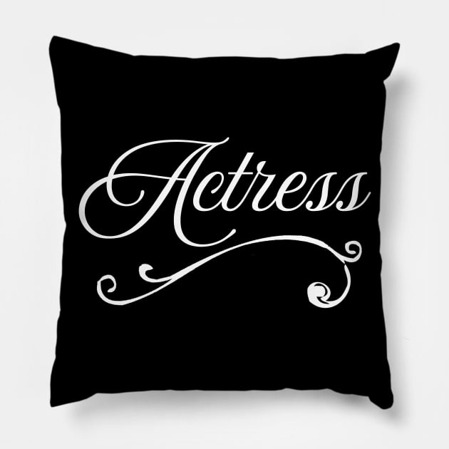 Actress Drama Theatre Pillow by letnothingstopyou