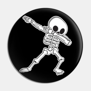 'Dabbing Skeleton' Awesome Costume Halloween Pin
