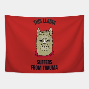 This llama suffers from trauma Tapestry