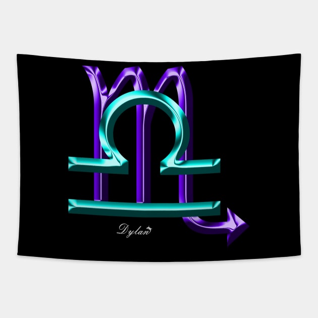 Libra-Scorpio Tapestry by DylanArtNPhoto