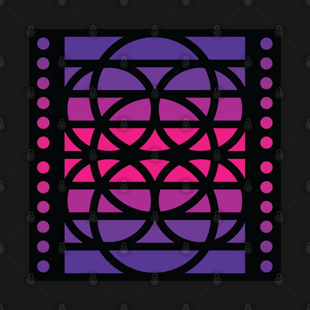 “Dimensional Union” - V.2 Purple - (Geometric Art) (Dimensions) - Doc Labs by Doc Labs