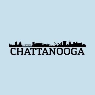 Chattanooga Skyline (for lighter shirts) T-Shirt