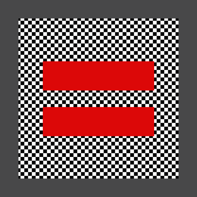 Checkerboard Equality Red by silversurfer2000