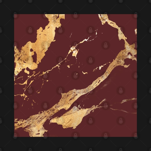 golden marble effect pattern by Aesth