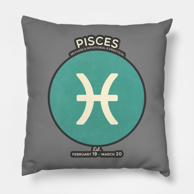 Pisces Pillow by ckaya