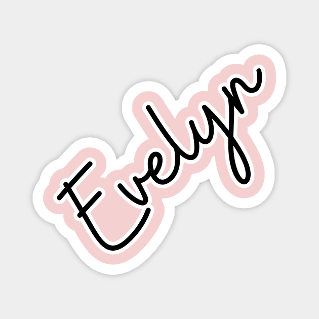 Evelyn,personalized Magnet by Personalizedname