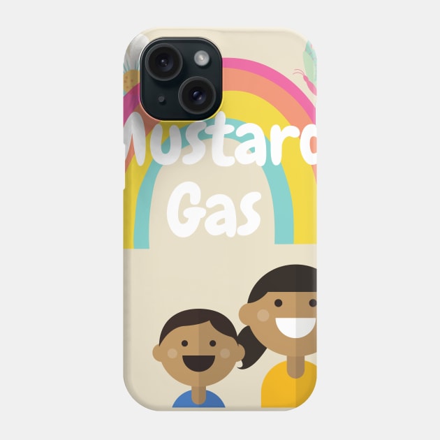 Mustard Gas Cute Kids Phone Case by DennisMcCarson