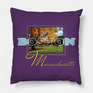 Boston Massachusetts Pillow