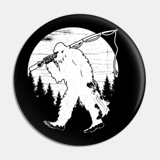 Bigfoot Fishing Pin