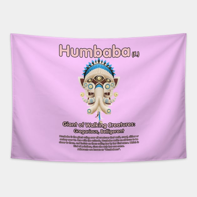 Humbaba Tapestry by Justwillow