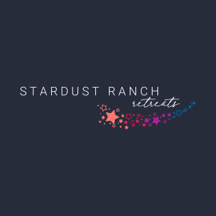 Stardust Ranch Retreats rainbow logo T-Shirt