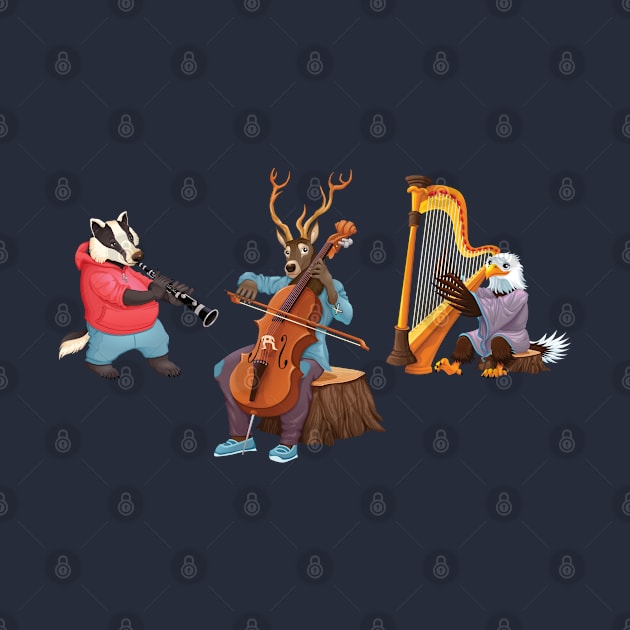 Animal Musicians by ddraw