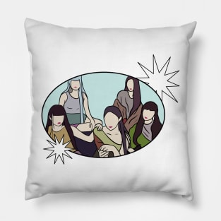 KPOP FAN ART FLAT DESIGN Pillow