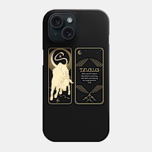 Taurus Zodiac Sign Phone Case