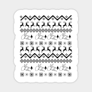 Merry Christmas pattern Magnet