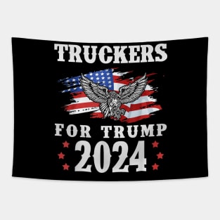 Truckers For Trump Tapestry